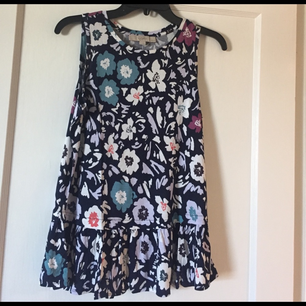Loft Floral Tank Top